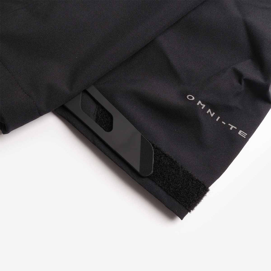 Hem adjuster and Omni-Tech detail, Columbia Striker 3L jacket
