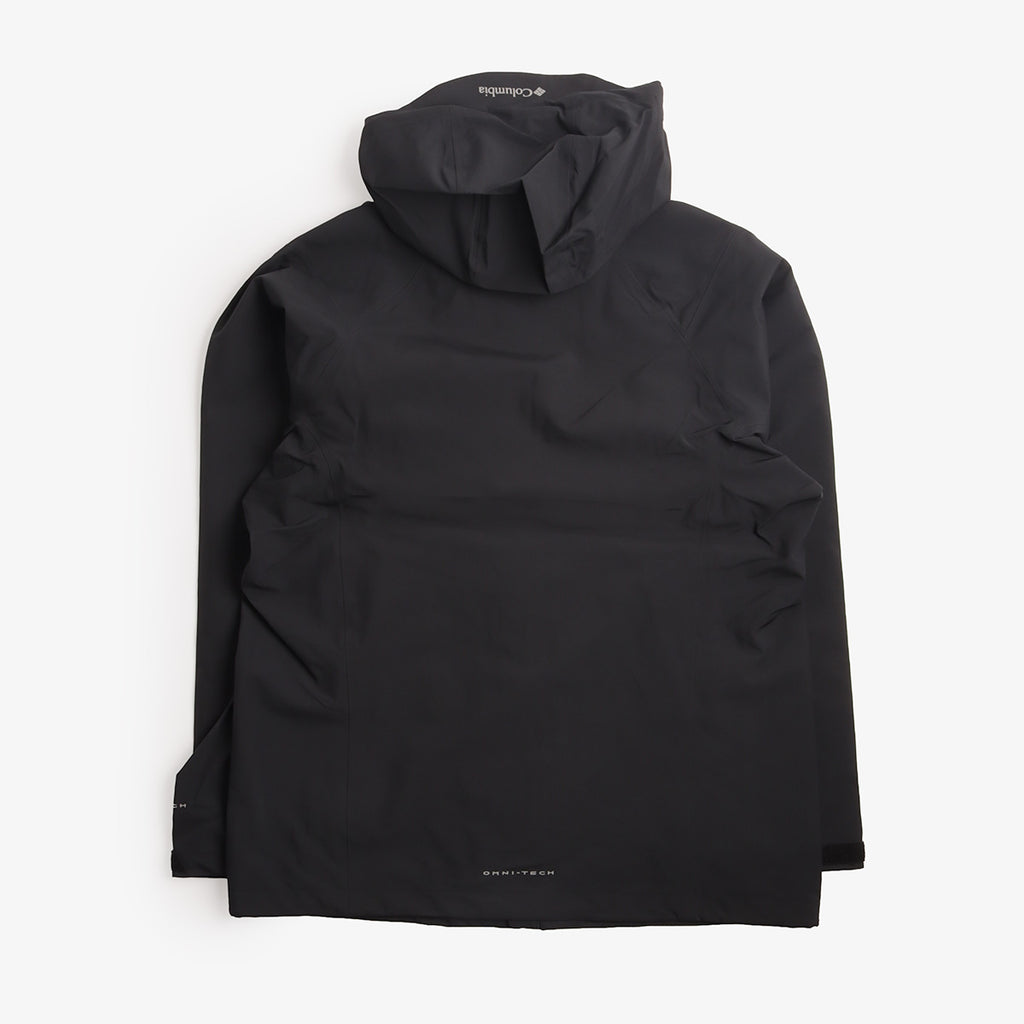 Columbia Striker 3L Jacket in Black, back view