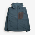 Columbia Tall Heights III Hooded Softshell Jacket, Everblue Shark, Detail Shot 1
