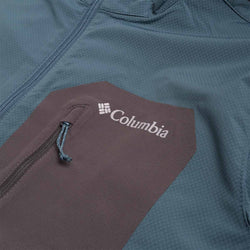 thumbnail Columbia Tall Heights III Hooded Softshell Jacket, Everblue Shark, Detail Shot 2