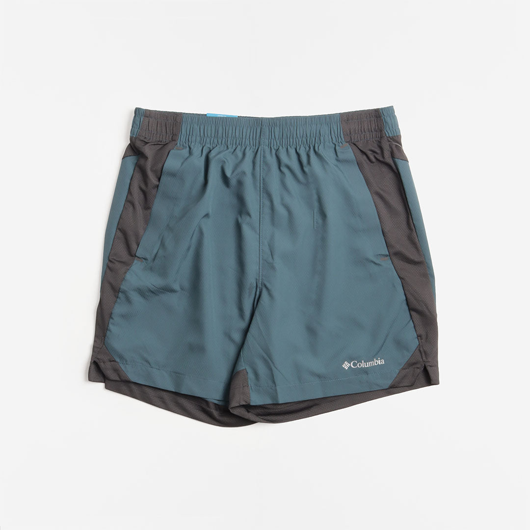 main Columbia Three Pitch Shorts, Shark, Detail Shot 1