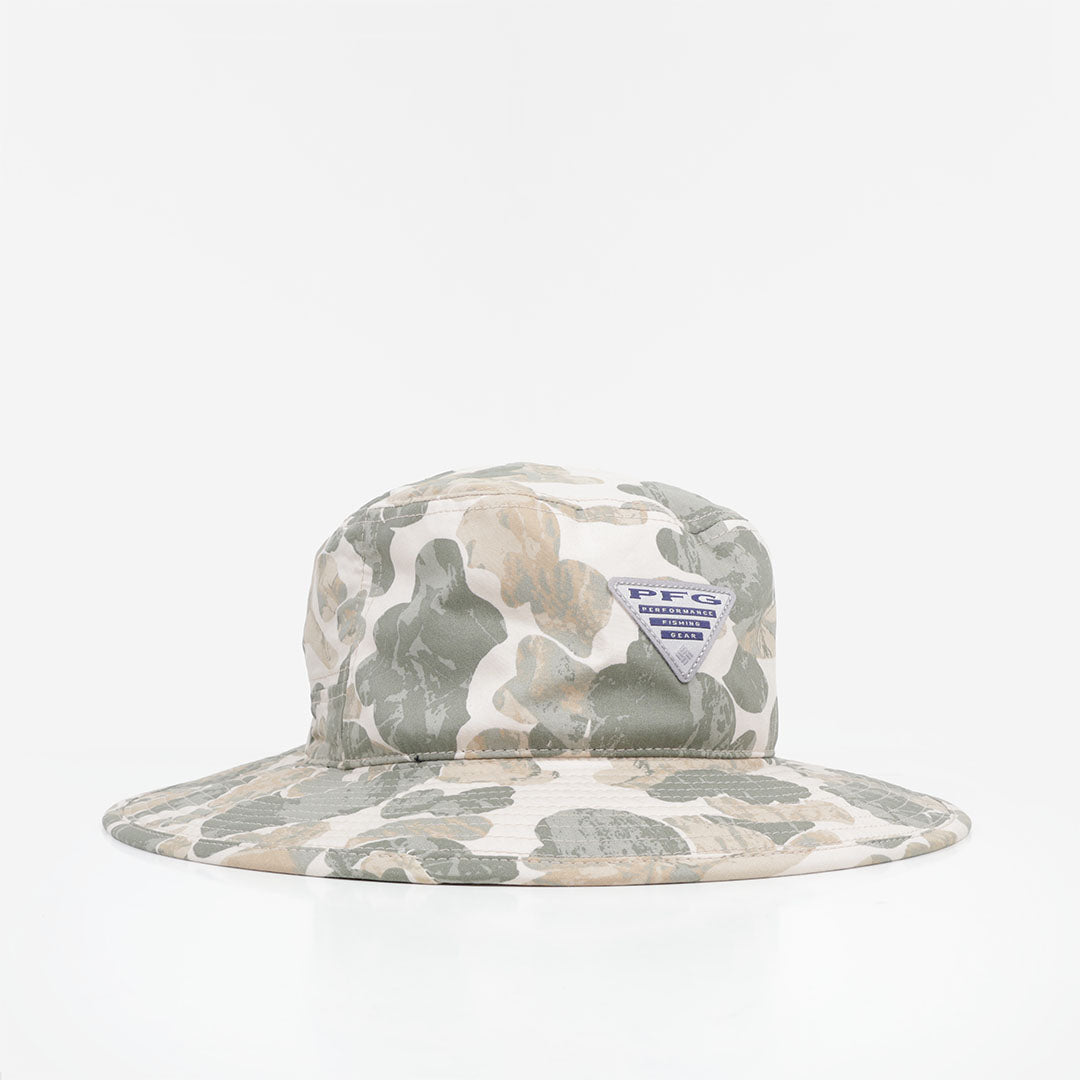 main Columbia Wild Cast Booney PFG Hat, Fossil Deltawoods, Detail Shot 1