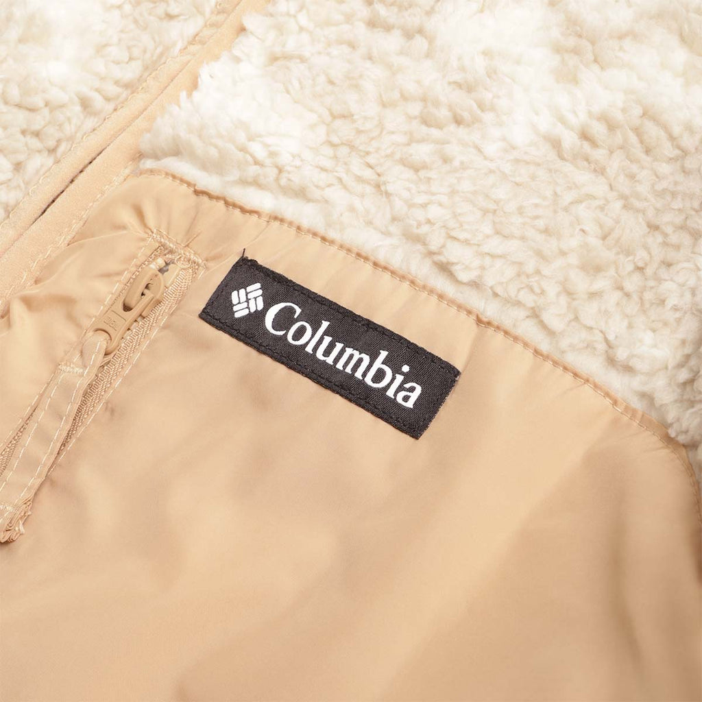 Columbia Winter Pass Reversible Fleece Jacket, Canoe Dark Stone Peaked Tonal, Detail Shot 4