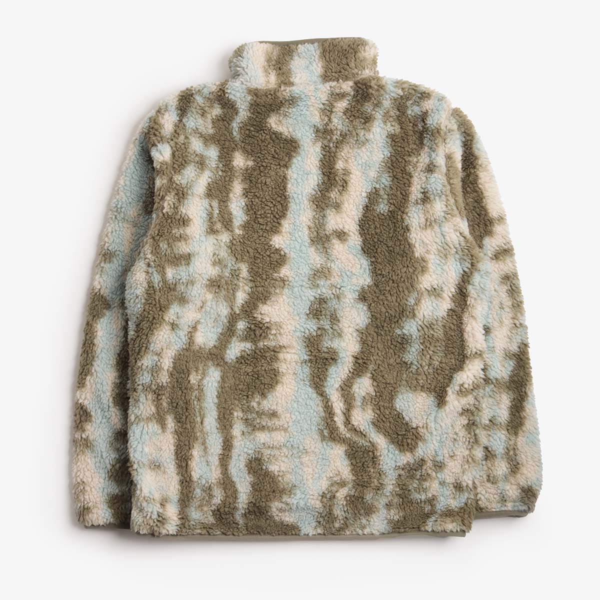 Columbia Winter Pass Reversible Fleece Jacket, Stone Green Tracks, Detail Shot 4