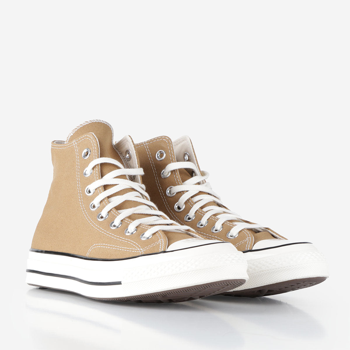 Converse Chuck Taylor 70 Hi Shoes, Toadstool Tan Egret Black, Detail Shot 2