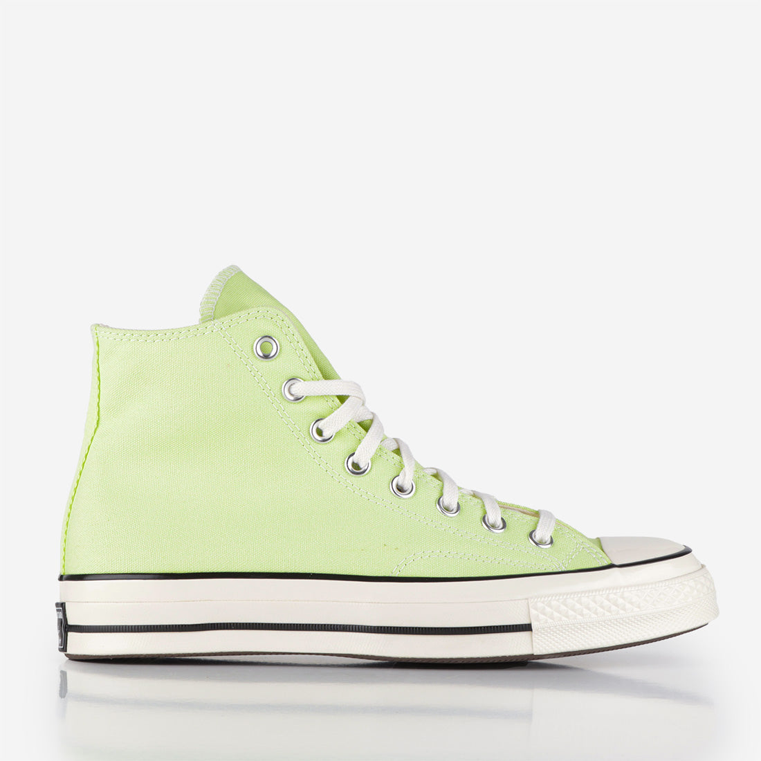Converse Chuck Taylor Hi Shoes, Citron This/Egret/Black, Detail Shot 1
