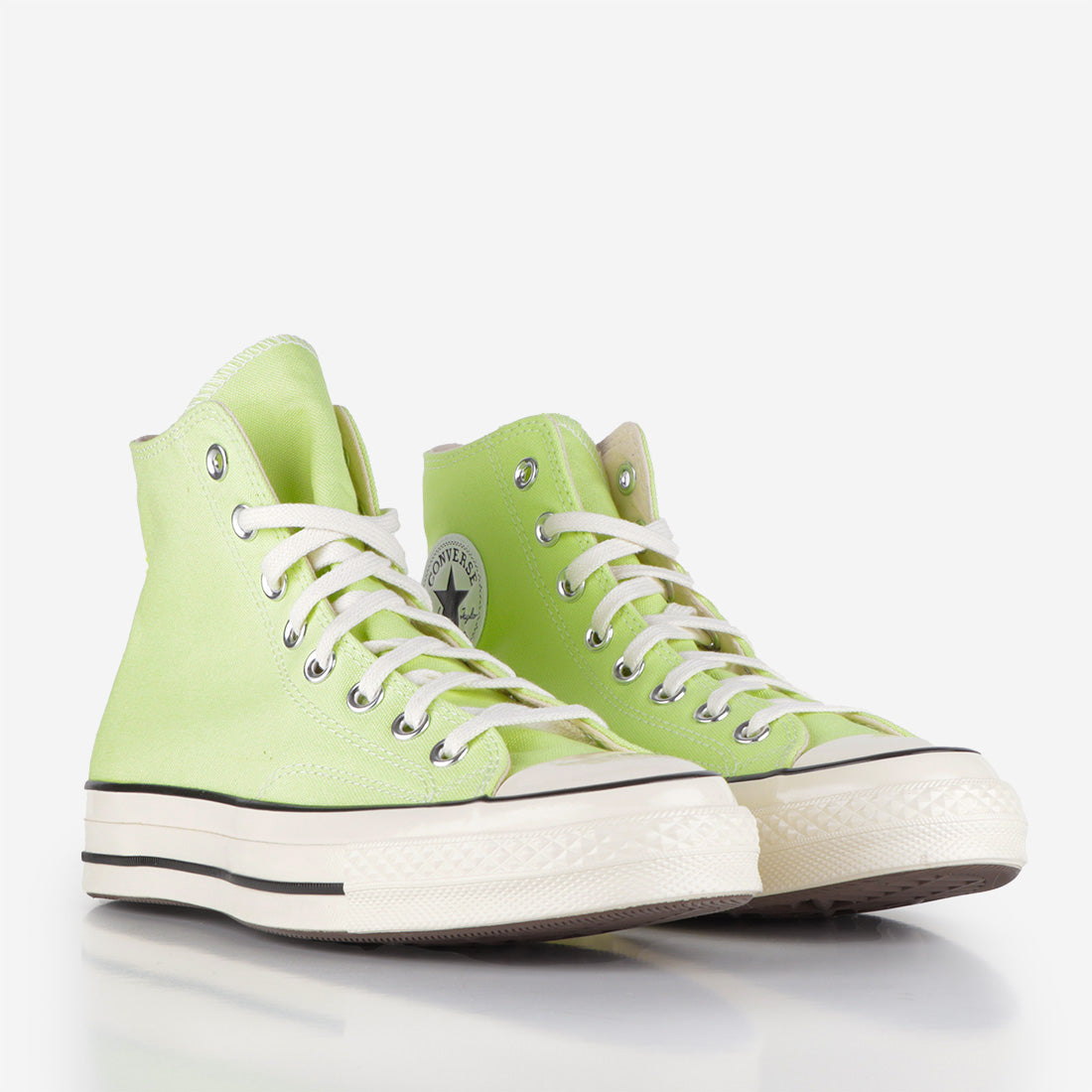 Converse Chuck Taylor Hi Shoes, Citron This/Egret/Black, Detail Shot 2