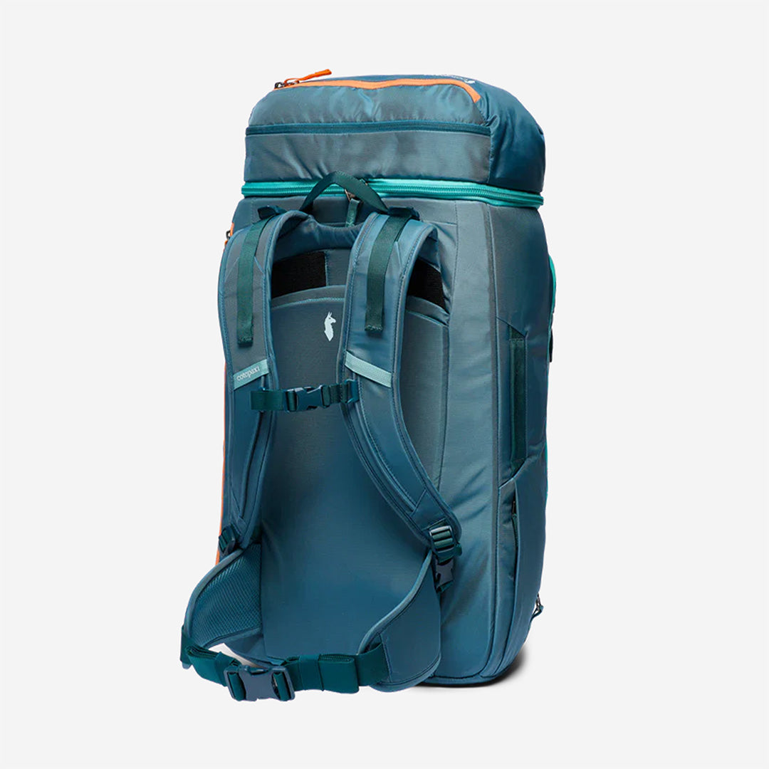 Cotopaxi Allpa 50L Adventure Travel Pack, Blue Spruce And Abyss, Detail Shot 2