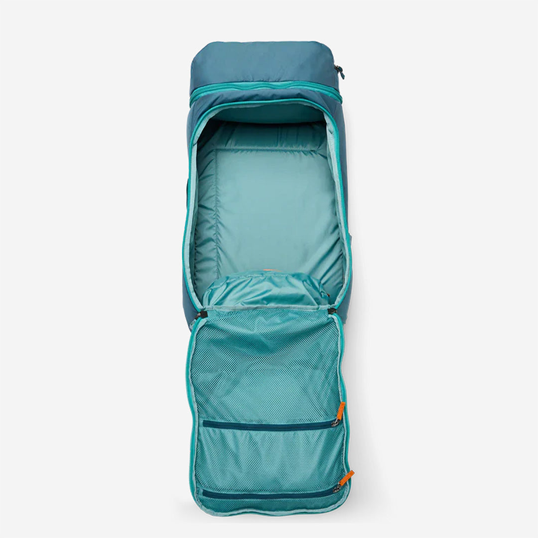 Cotopaxi Allpa 50L Adventure Travel Pack, Blue Spruce And Abyss, Detail Shot 3