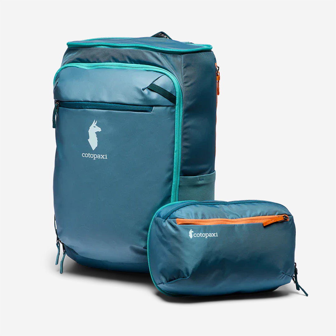 Cotopaxi Allpa 50L Adventure Travel Pack, Blue Spruce And Abyss, Detail Shot 4