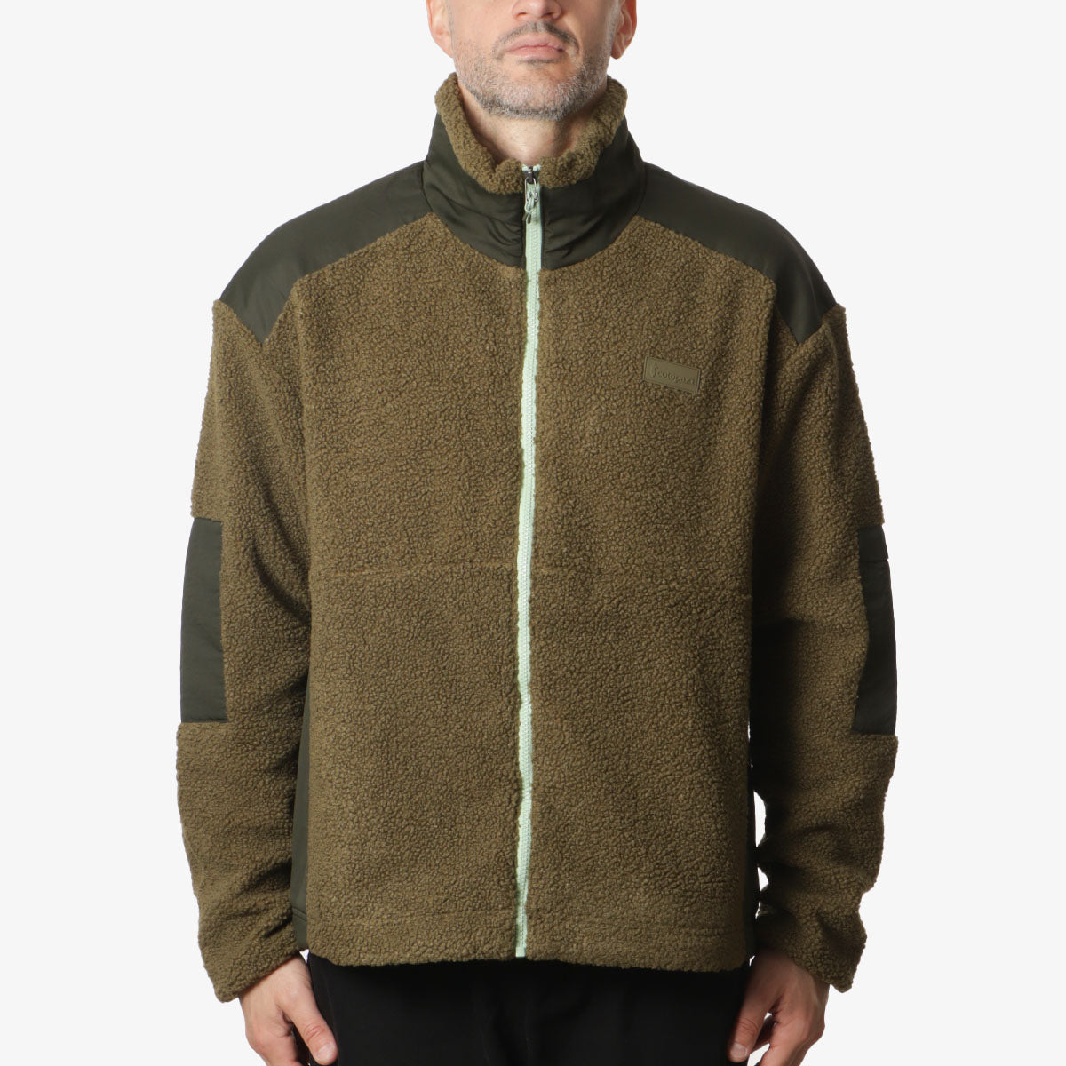 Cotopaxi Bacano Fleece Jacket, Live Oak and Woods, Detail Shot 1