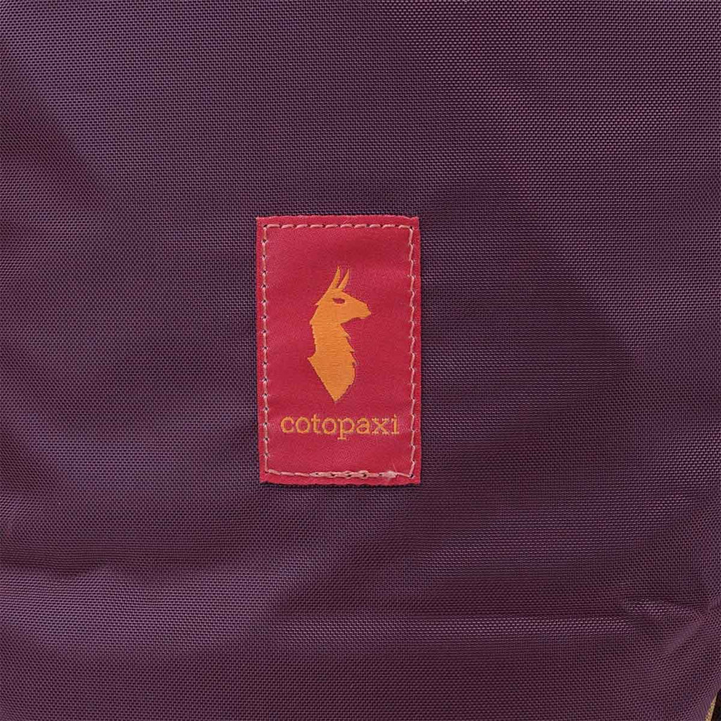 Cotopaxi logo patch detail, Empacable 16L Daypack