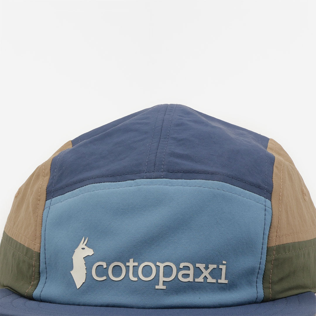Cotopaxi Tech 5-Panel Hat, Fjord Deep Sea, Detail Shot 2