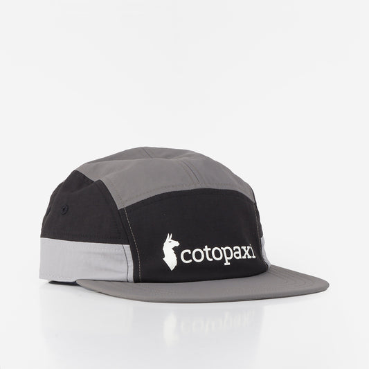 Cotopaxi Tech 5-Panel Hat, Black, Cinder, Detail Shot 1