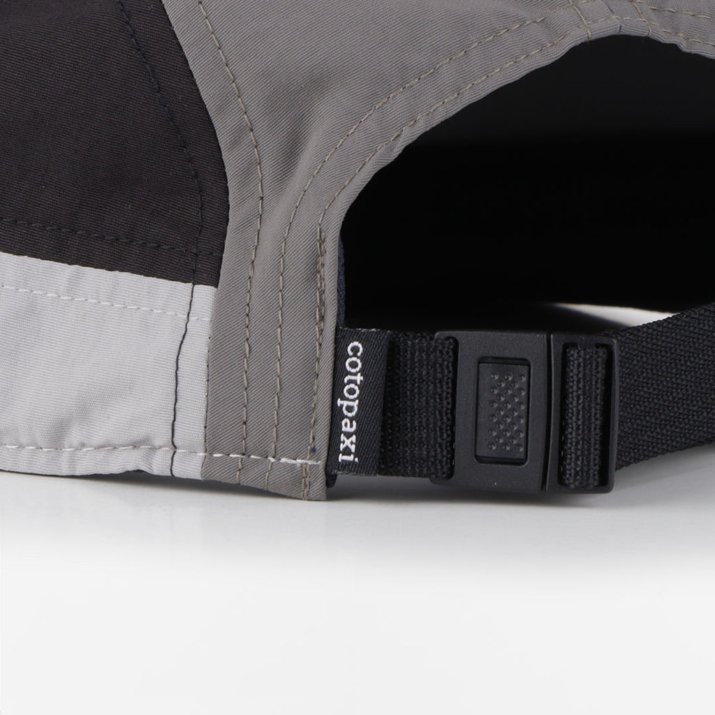 Cotopaxi Tech 5-Panel Hat, Black, Cinder, Detail Shot 4