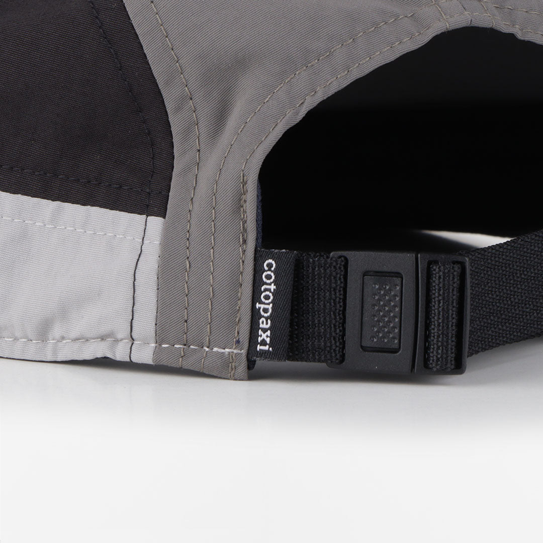 Cotopaxi Tech 5-Panel Hat, Black, Cinder, Detail Shot 4