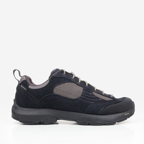 Danner Traverse Peak Revival GTX Shoes in Jet Black/Gull Gray, side view