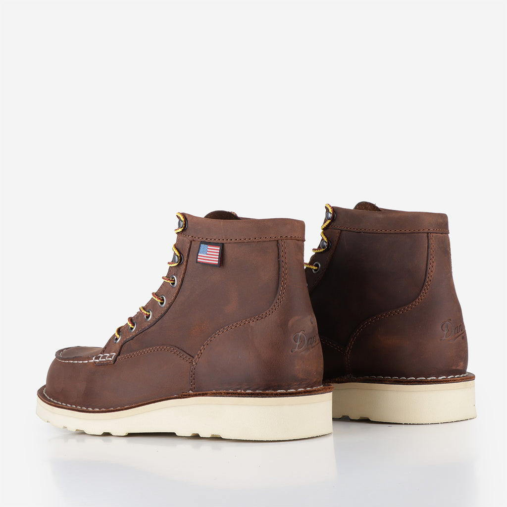 Danner Bull Run Moc Toe 6" Boots - D Standard Fit, Brown, Detail Shot 3