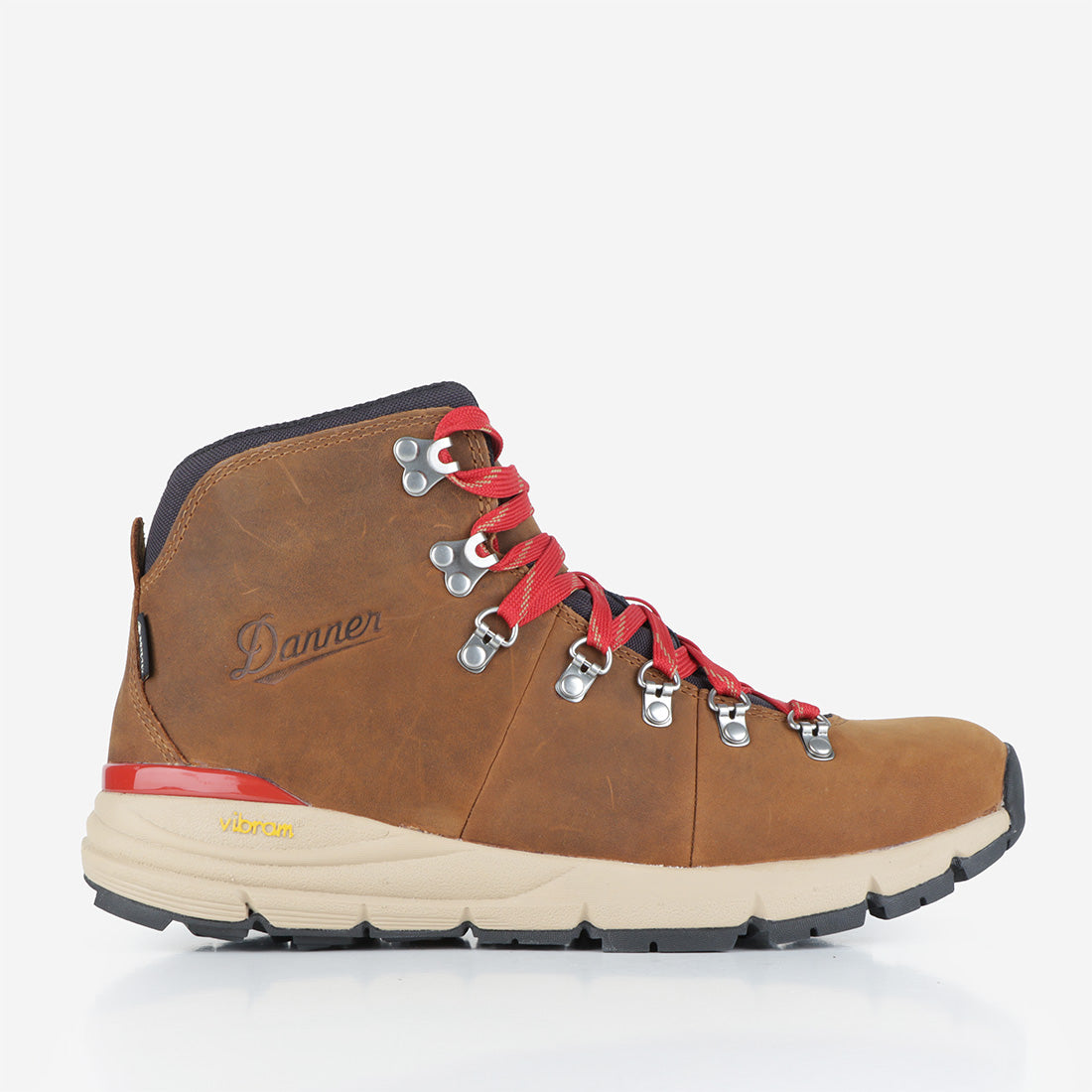 main Danner Mountain 600 Leaf GTX Boots - D Standard Fit, Grizzly Brown Rhodo Red, Detail Shot 1