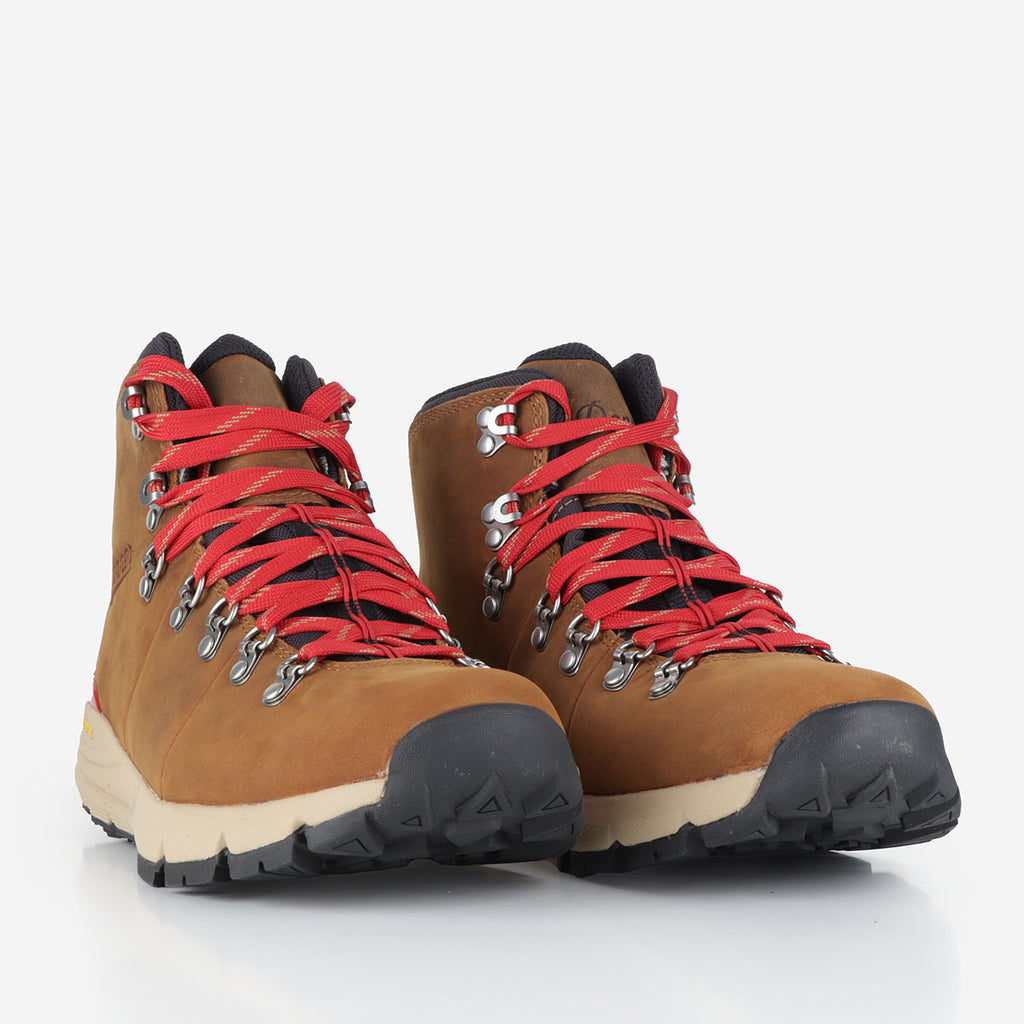 Danner Mountain 600 Leaf GTX Boots - D Standard Fit, Grizzly Brown Rhodo Red, Detail Shot 2