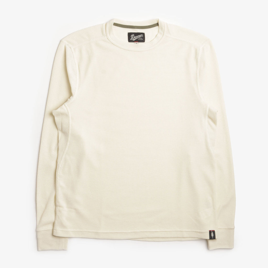 Danner Santiam Waffle Long Sleeve T-Shirt, Turtledove, Detail Shot 1