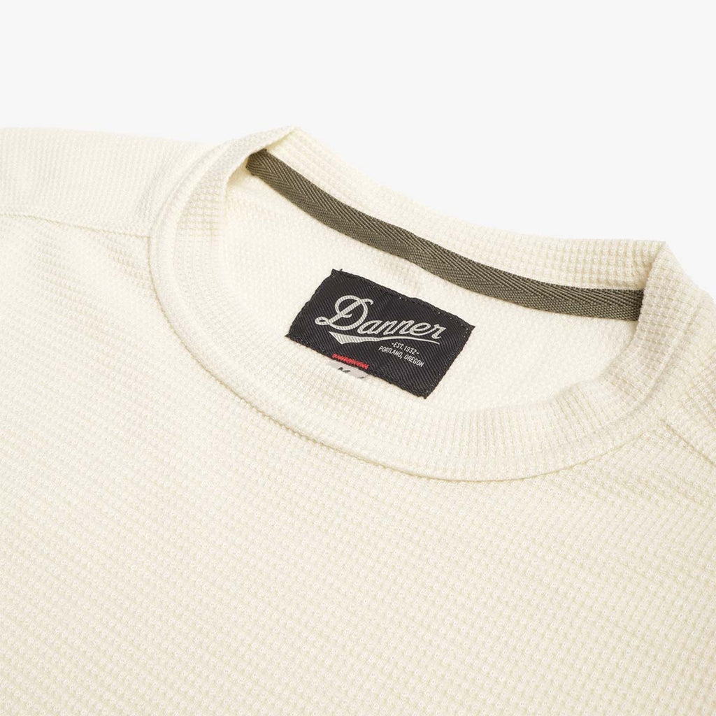 Danner Santiam Waffle Long Sleeve T-Shirt, Turtledove, Detail Shot 3