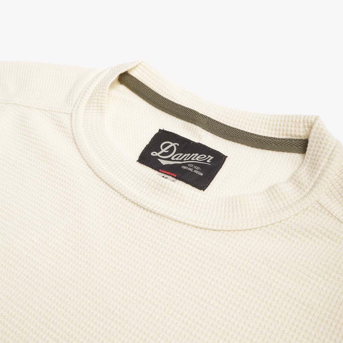 main Danner Santiam Waffle Long Sleeve T-Shirt, Turtledove, Detail Shot 3