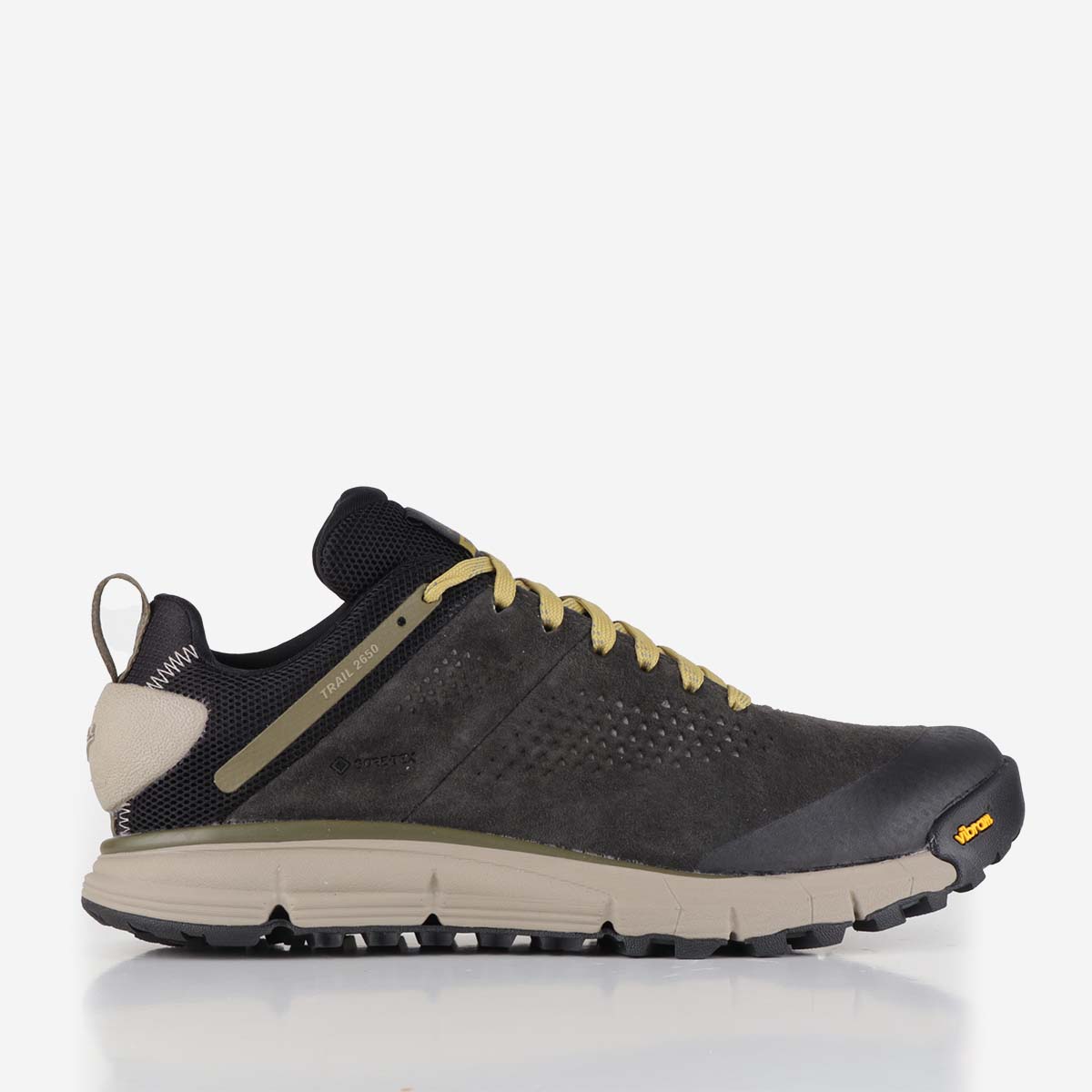 Danner Trail 2650 3" GTX Shoes - D Standard Fit, Black Olive Flax Yellow GTX, Detail Shot 1