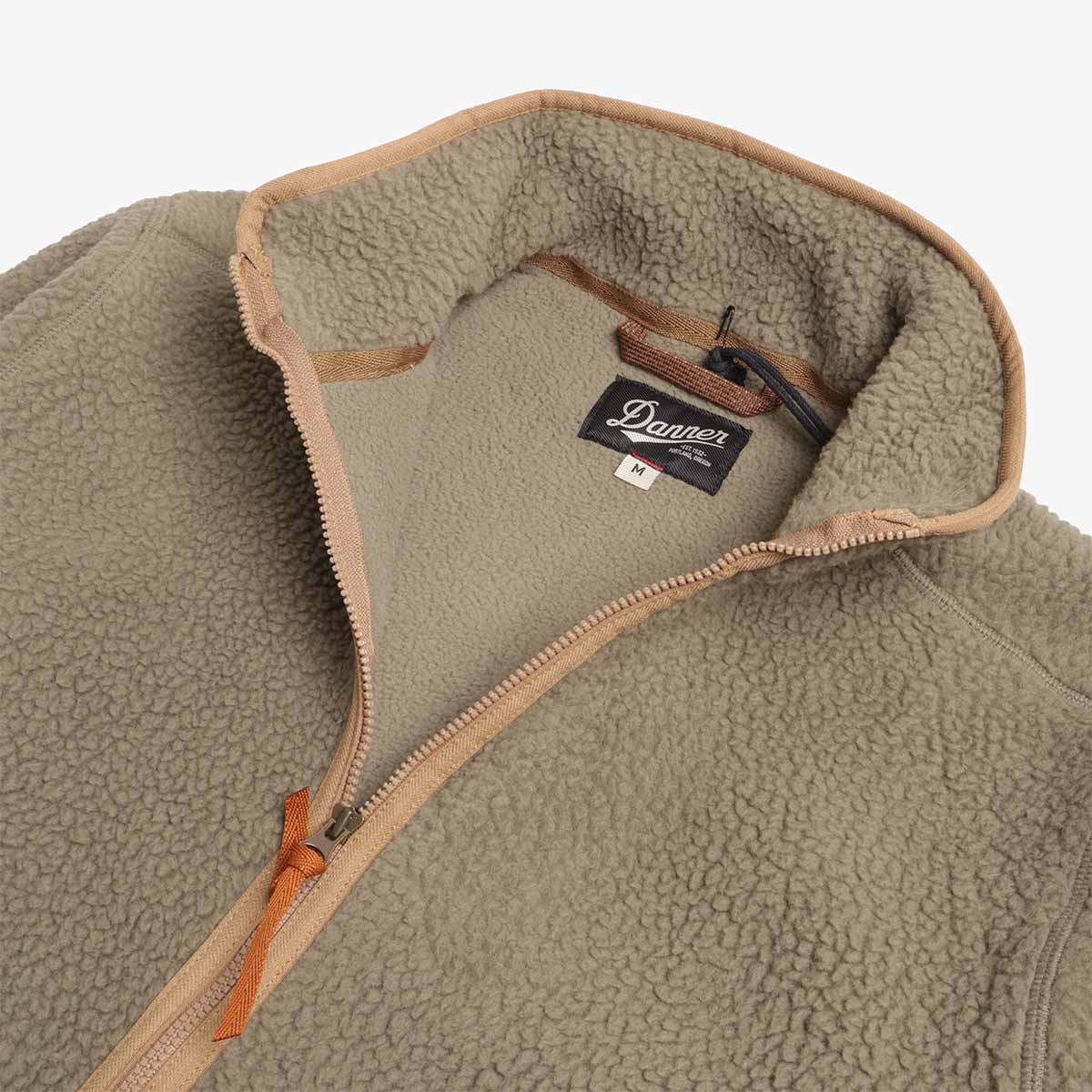 main Danner Wolf Creek Sherpa Jacket, Dusty Olive, Detail Shot 4