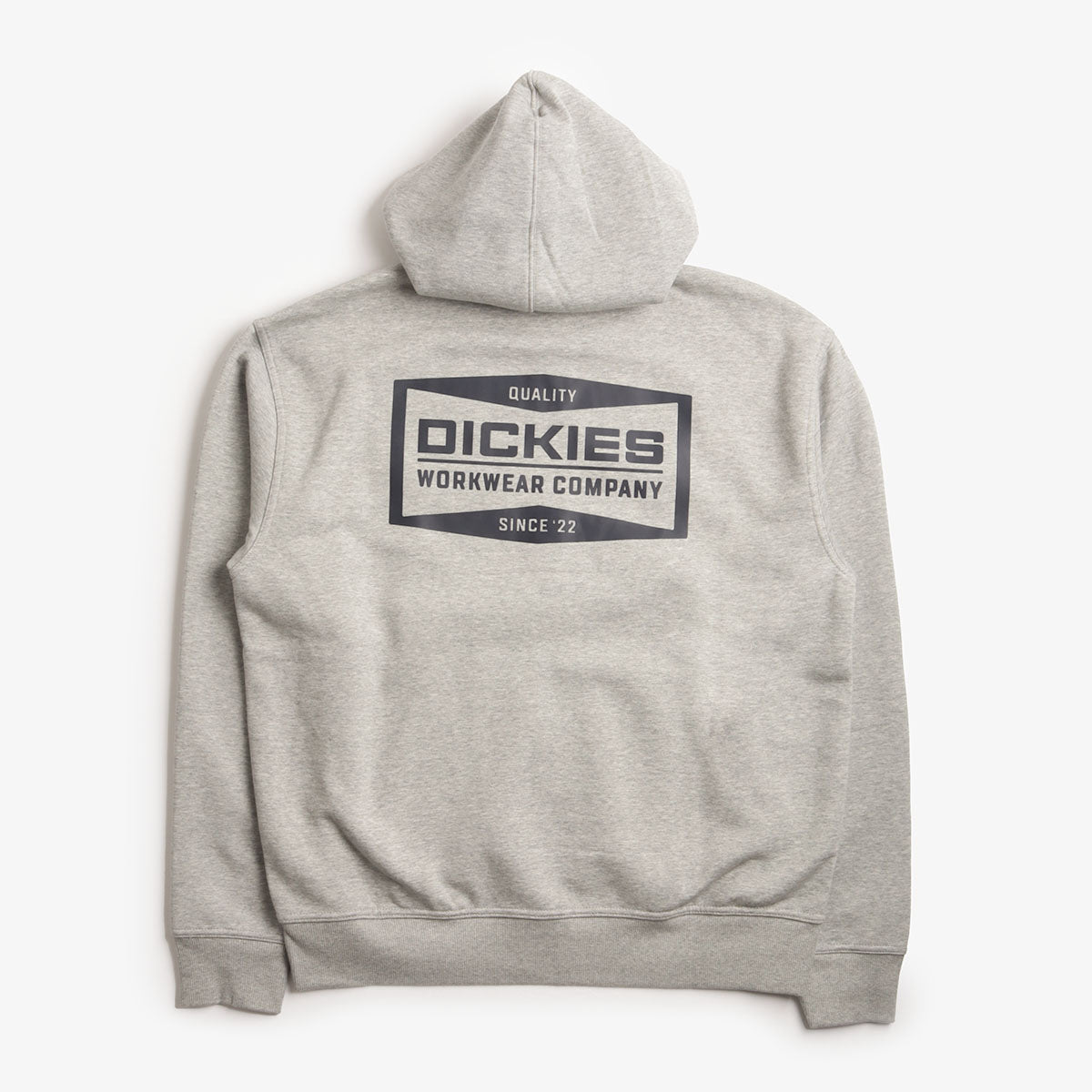 Dickies Bolivar Full Zip Hoodie, Grey Melange, Detail Shot 2