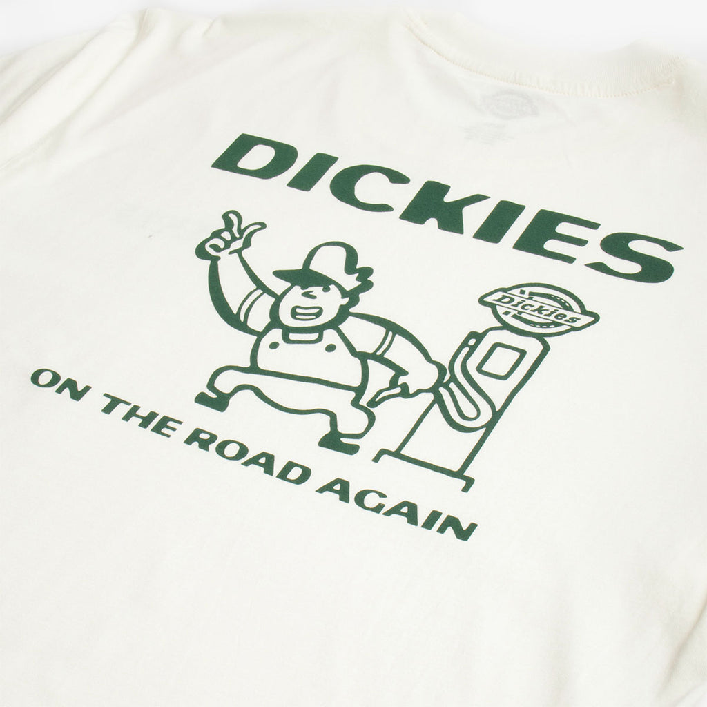 Dickies Burns T-Shirt, Egret, Detail Shot 5