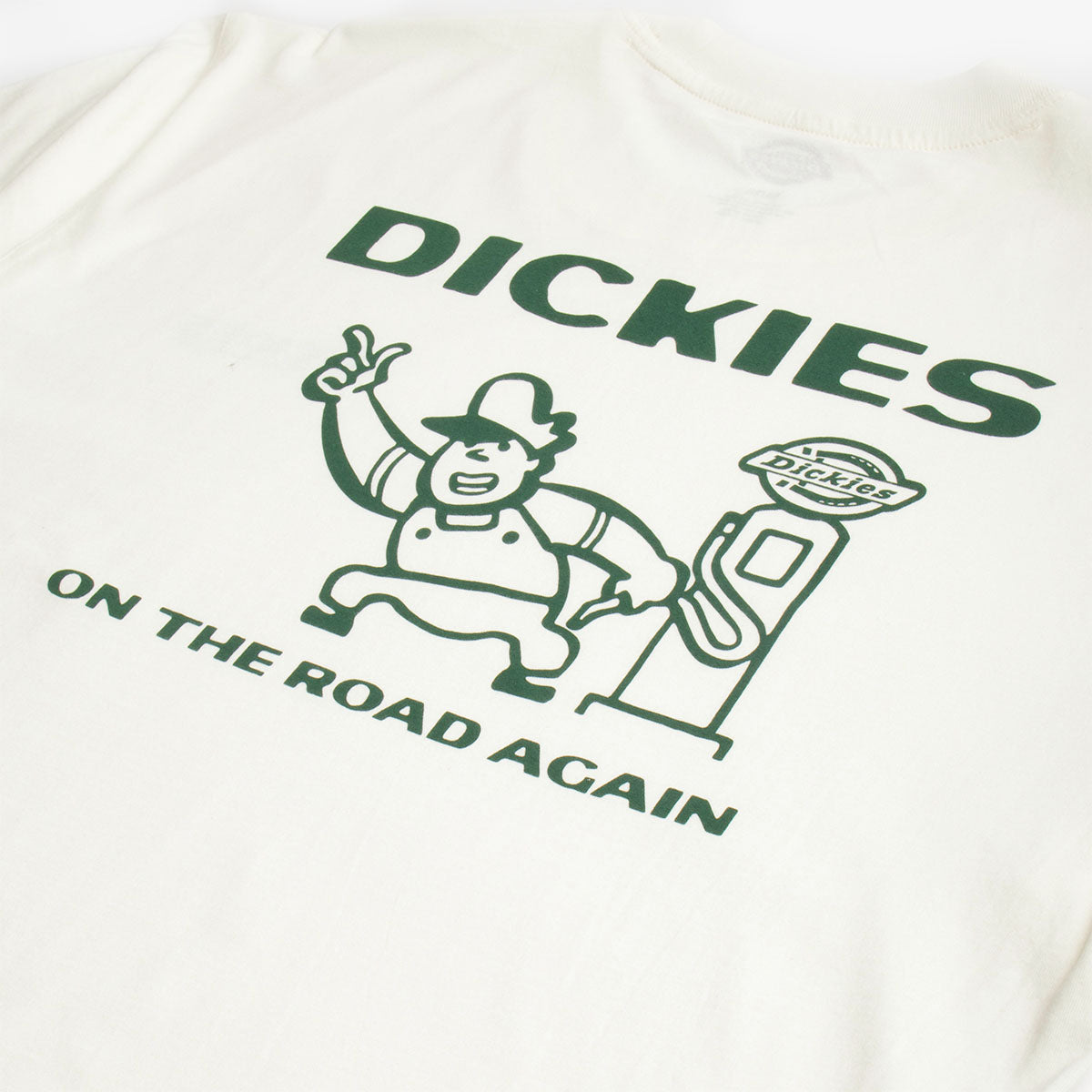 Dickies Burns T-Shirt, Egret, Detail Shot 5