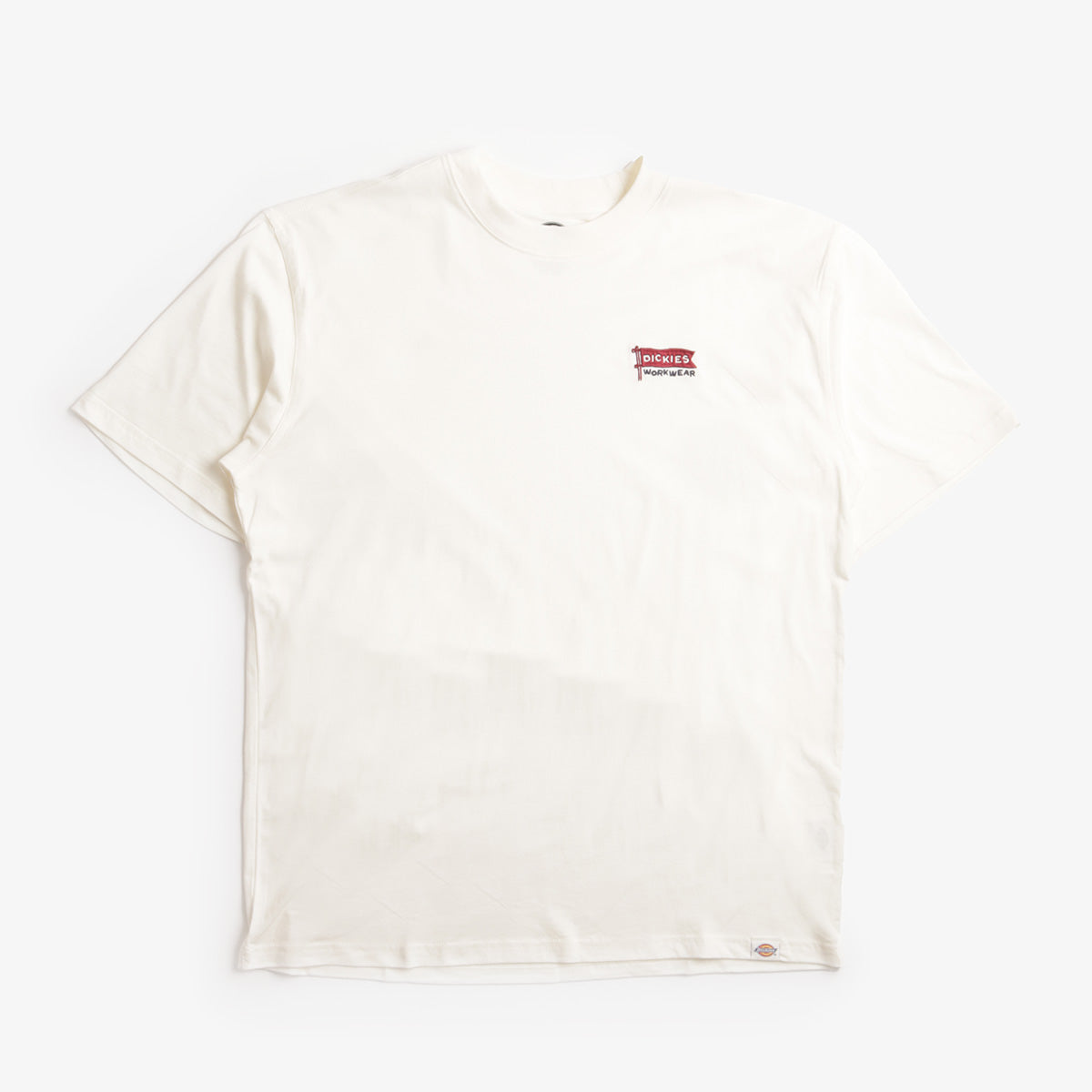 Dickies Flag T-Shirt, Egret, Detail Shot 1