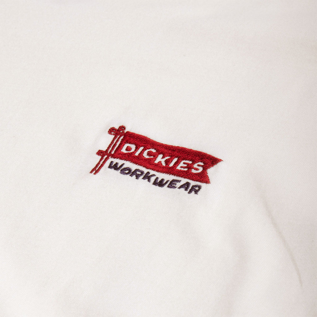 Dickies Flag T-Shirt, Egret, Detail Shot 2