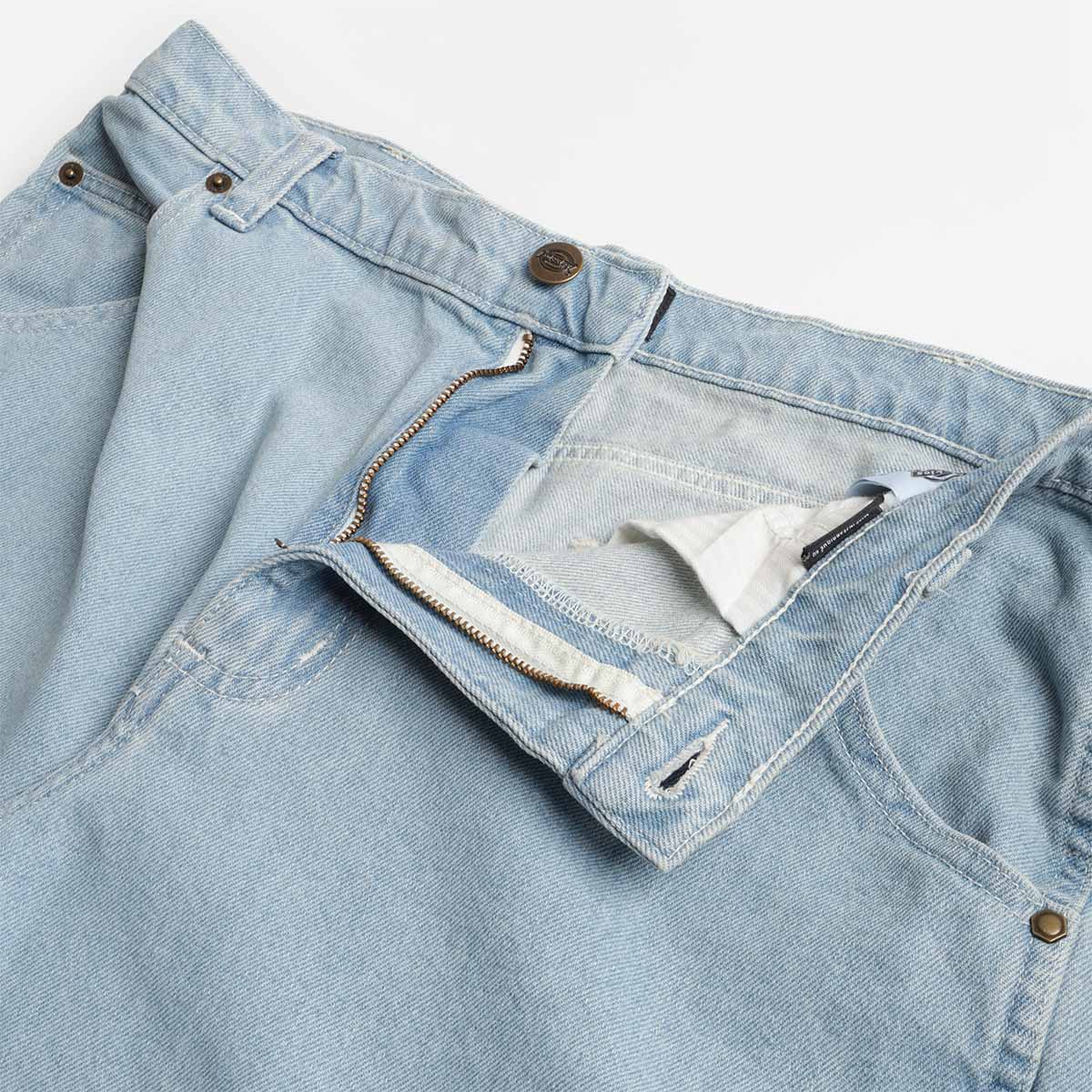 Dickies Garyville Denim Shorts, Vintage Blue, Detail Shot 4