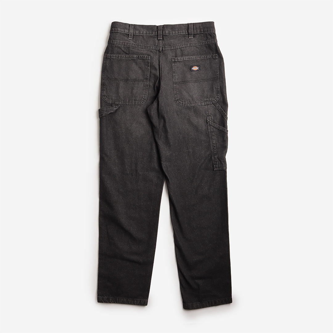 Dickies Garyville Denim Trousers, Black Wash Faded, Detail Shot 2