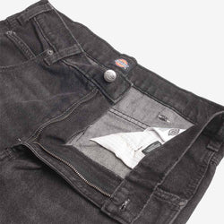thumbnail Dickies Garyville Denim Trousers, Black Wash Faded, Detail Shot 4