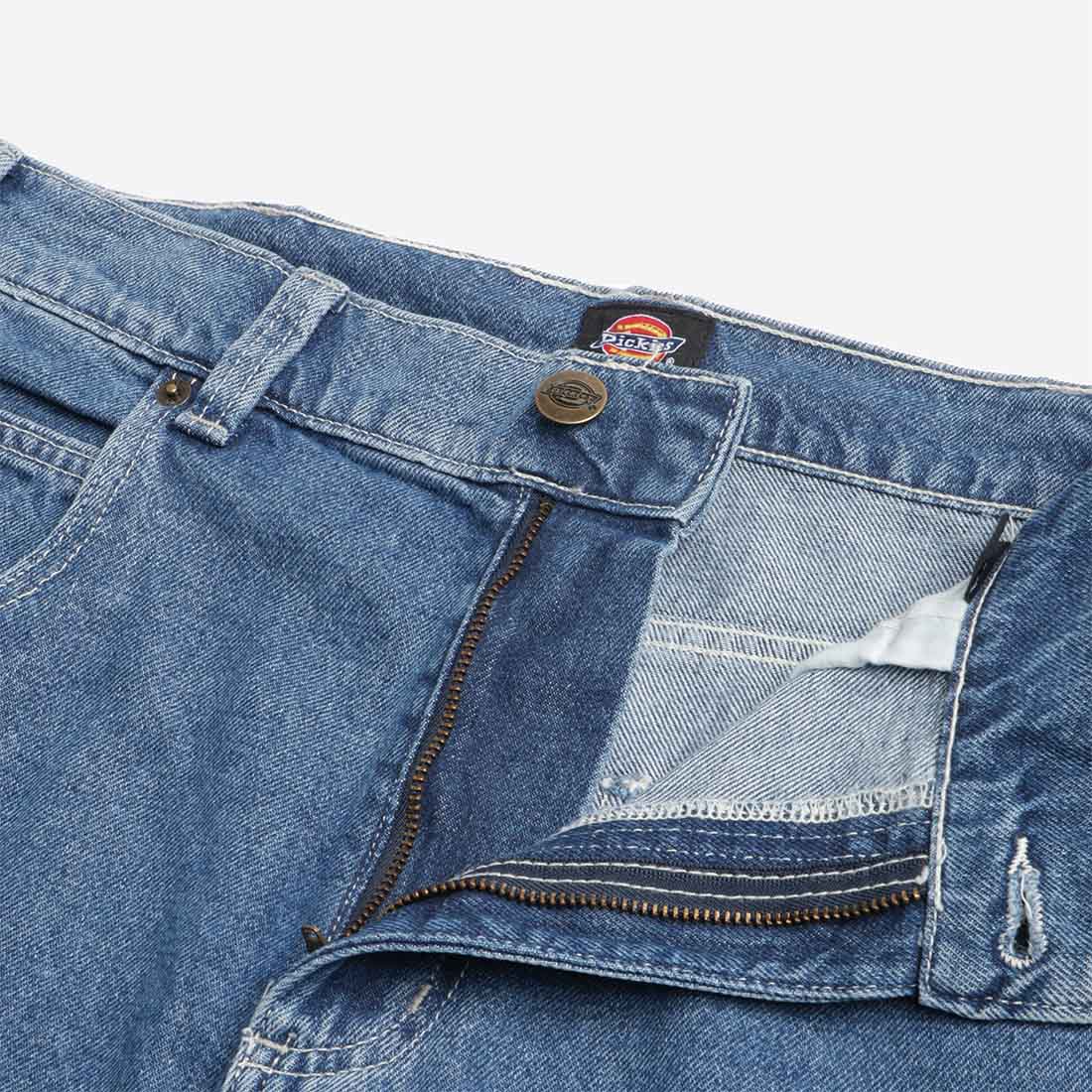 Dickies Garyville Denim Trousers, Classic Blue, Detail Shot 4