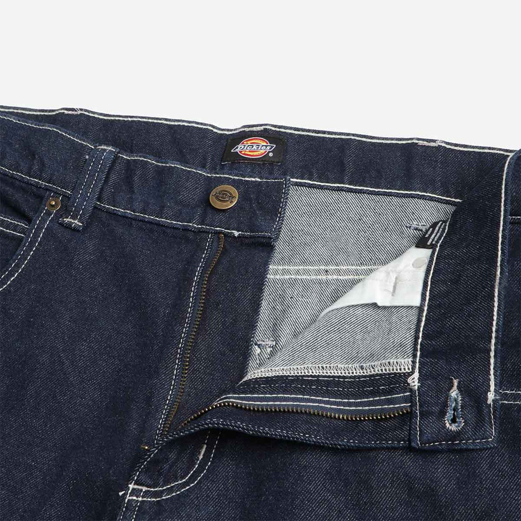 Dickies Garyville Denim Trousers, Rinsed, Detail Shot 4