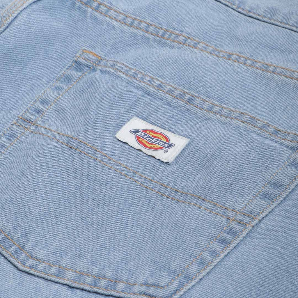 Dickies Thomasville Denim Trousers, Vintage Blue, Detail Shot 4