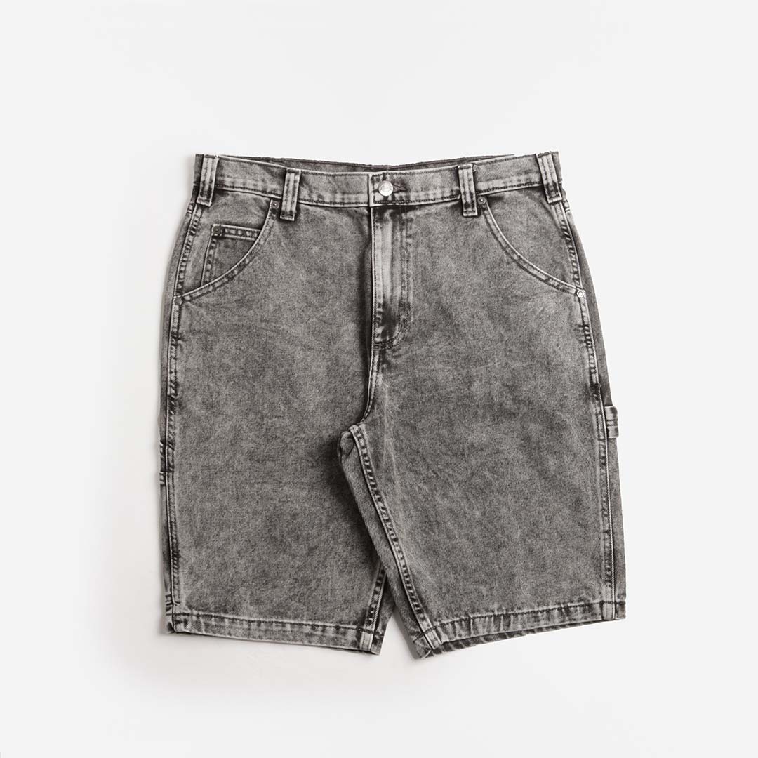 Dickies Garyville Denim Shorts, Light Grey Wash, Detail Shot 1