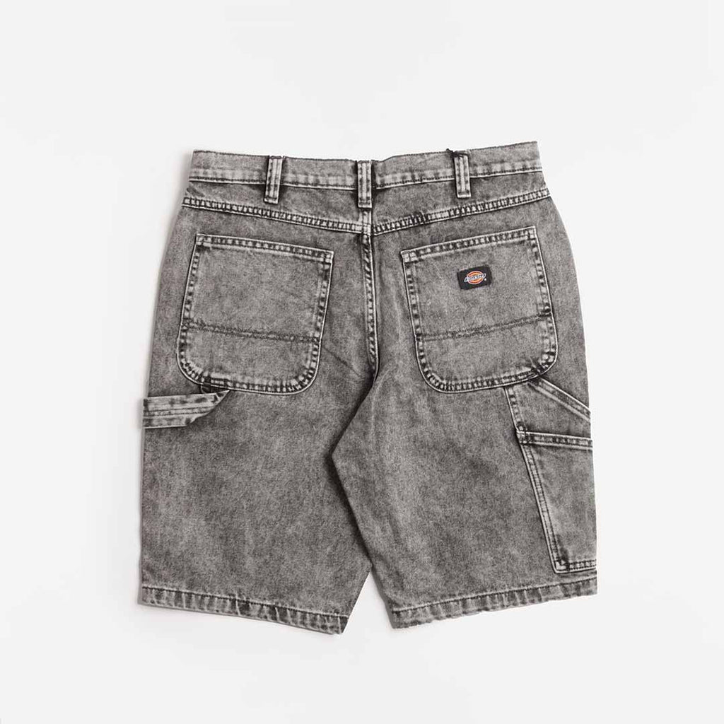 Dickies Garyville Denim Shorts, Light Grey Wash, Detail Shot 3