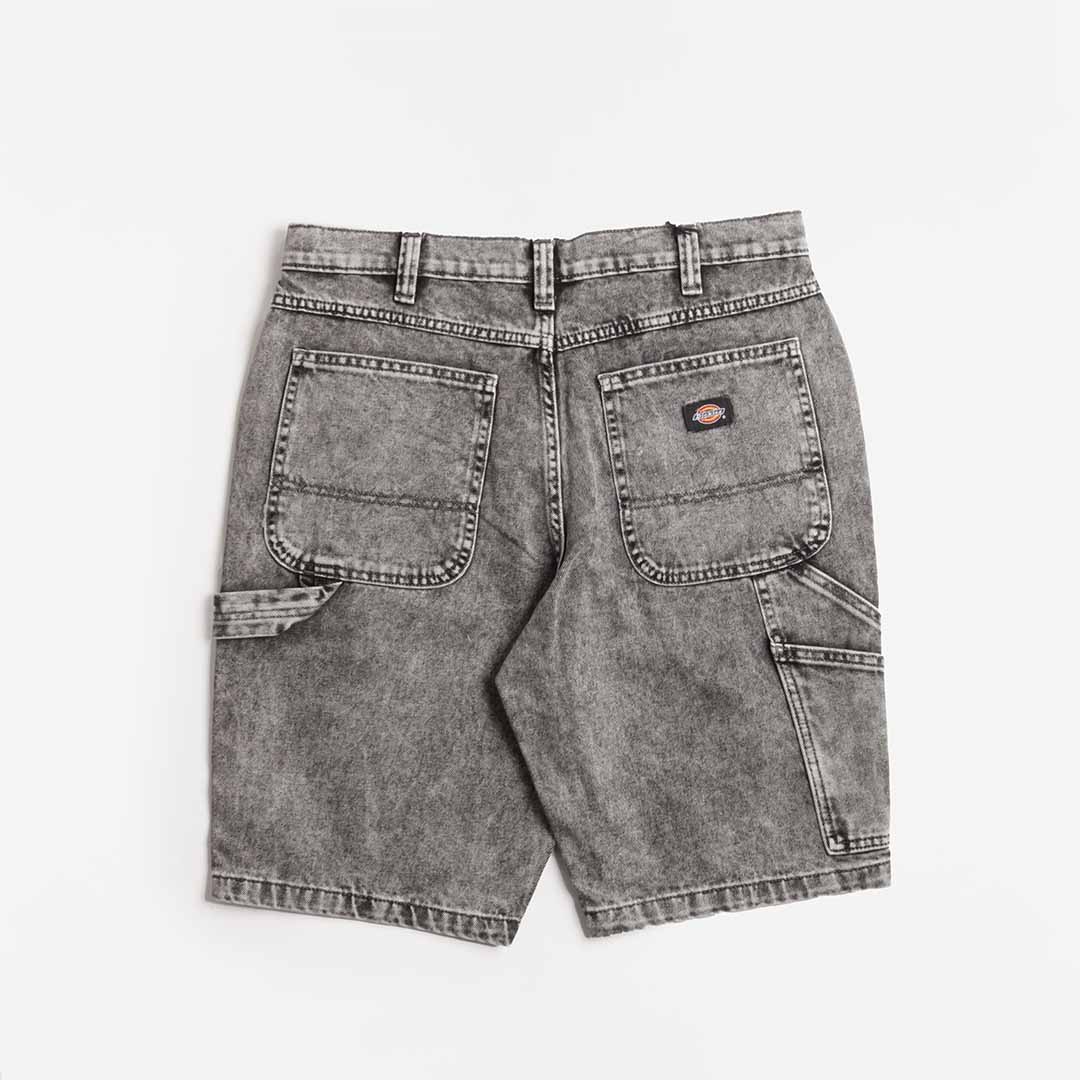 Dickies Garyville Denim Shorts, Light Grey Wash, Detail Shot 3