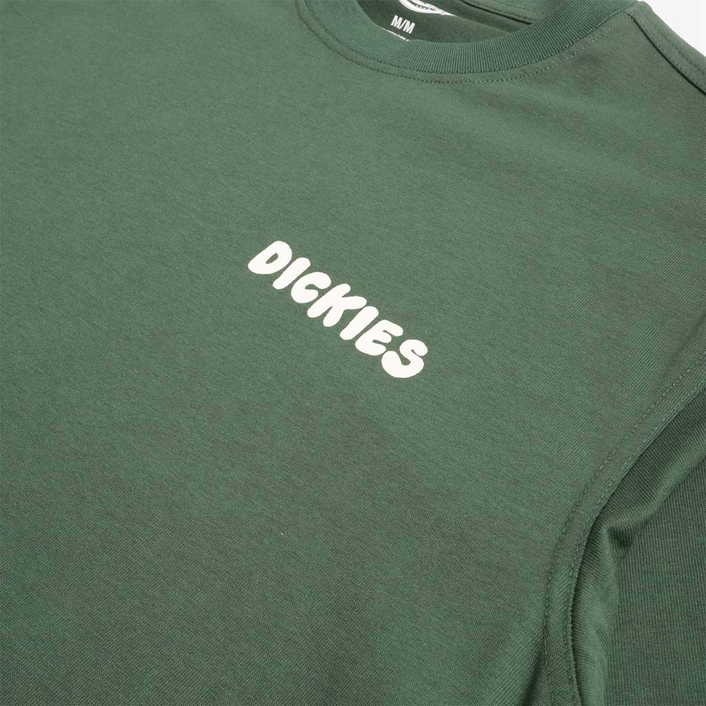 Dickies Gordonsville T-Shirt, Pine Needle Green, Detail Shot 3