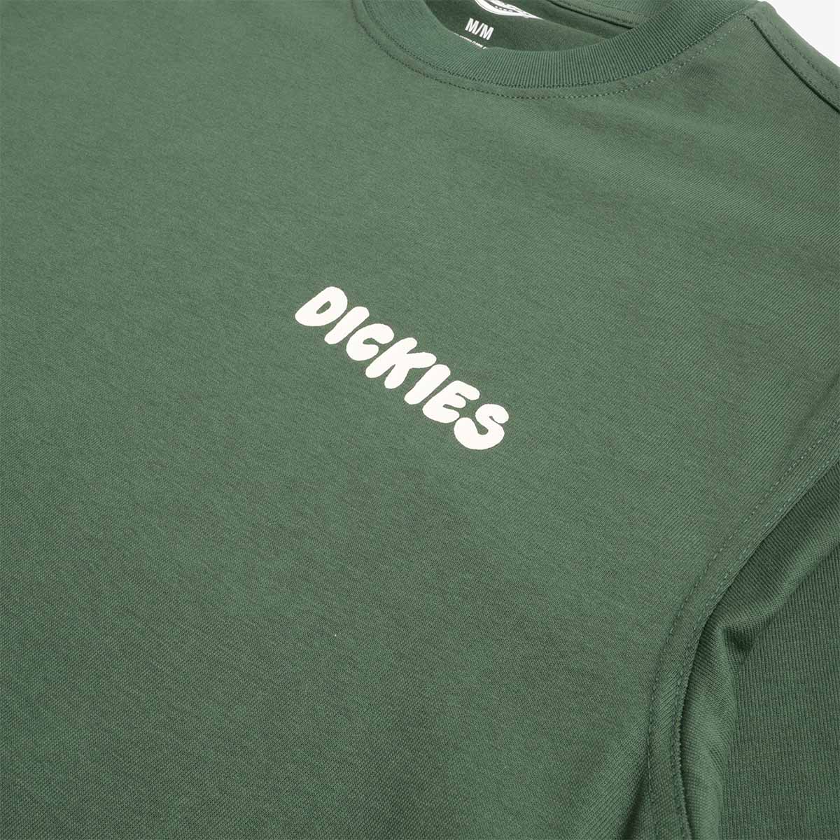Dickies Gordonsville T-Shirt, Pine Needle Green, Detail Shot 3