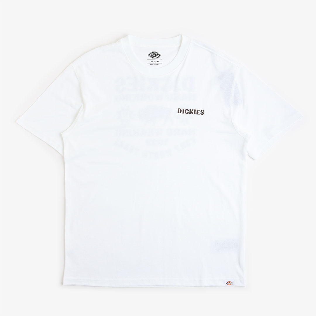 Dickies Hays T-Shirt, White, Detail Shot 2