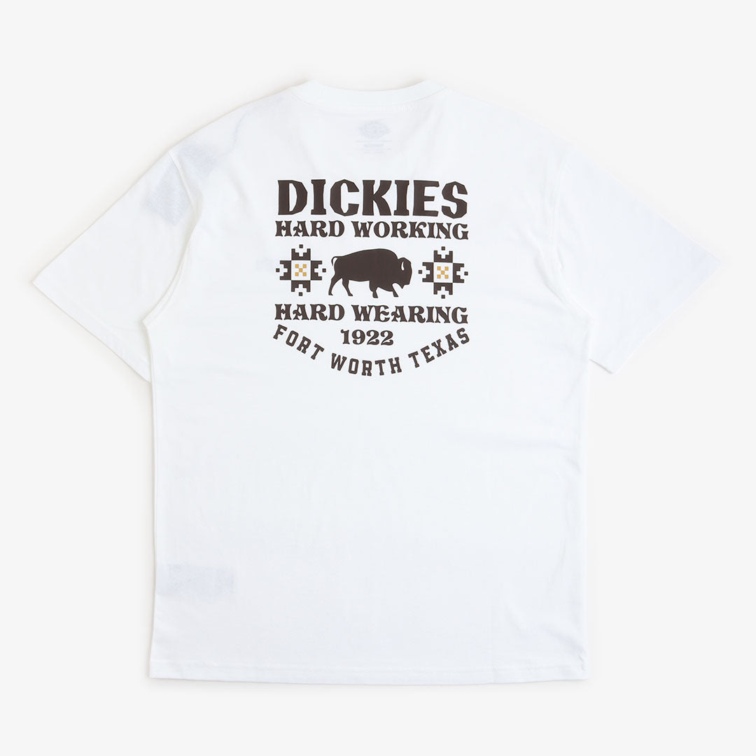 Dickies Hays T-Shirt, White, Detail Shot 1