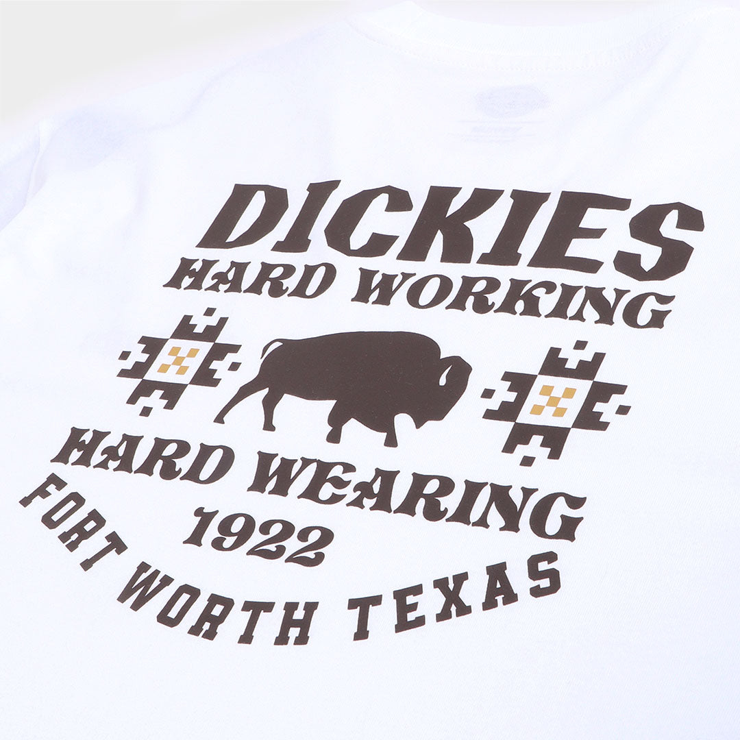 Dickies Hays T-Shirt, White, Detail Shot 4