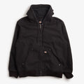 Dickies Hilham Hooded Canvas Jacket, Black, Detail Shot 1