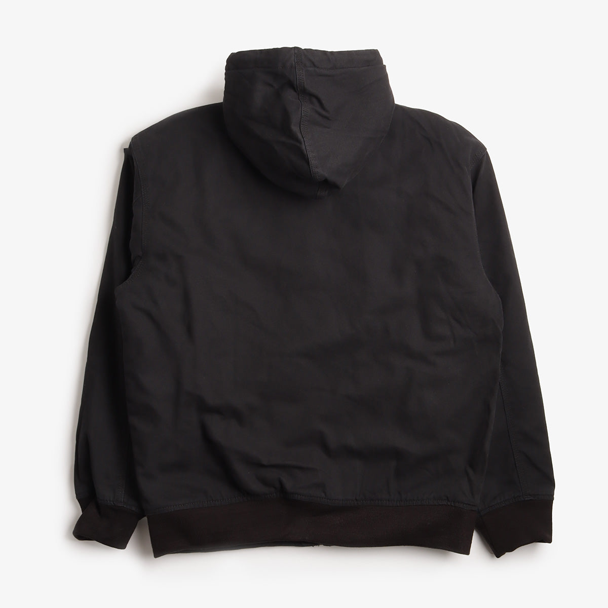 Dickies Hilham Hooded Canvas Jacket, Black, Detail Shot 4